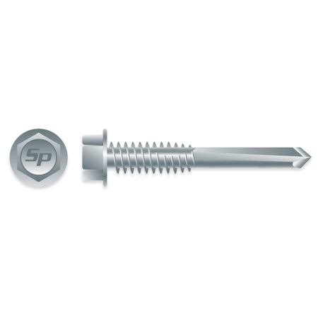 #12 x 3 inch HWH Zinc Plated #5 Point Self-Drilling Screws 1m Box XPG4_C0AVV55